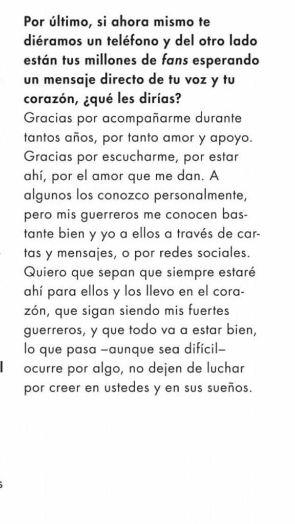 UnaVezMas_Co's tweet photo. Sin duda alguna eres la mejor @DulceMaria 🤗 el mejor mensaje para estos tiempos!! Te queremos!!! https://t.co/B9MELrS45A