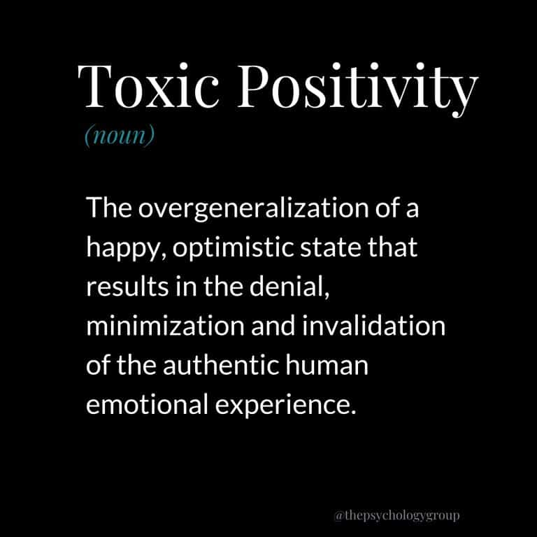 "Toxic positivity" does not refer to all positivity being bad. Instead, it refers to the prioritization of positivity that ignores and invalidates reality.This mindset is harmful internally AND externally. (2/12)