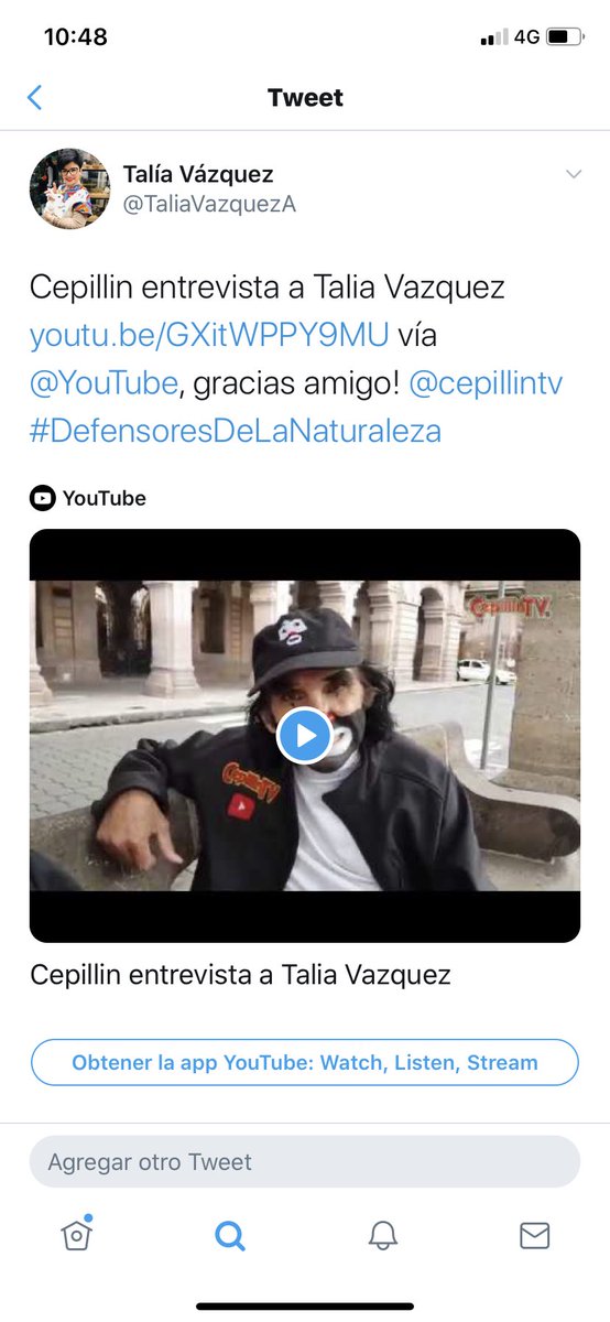 Amigo <a href="/cepillintv/">CEPILLIN</a> gracias por esta entrevista y tu compañía ! youtu.be/GXitWPPY9MU #DefensoresDeLaNaturaleza
