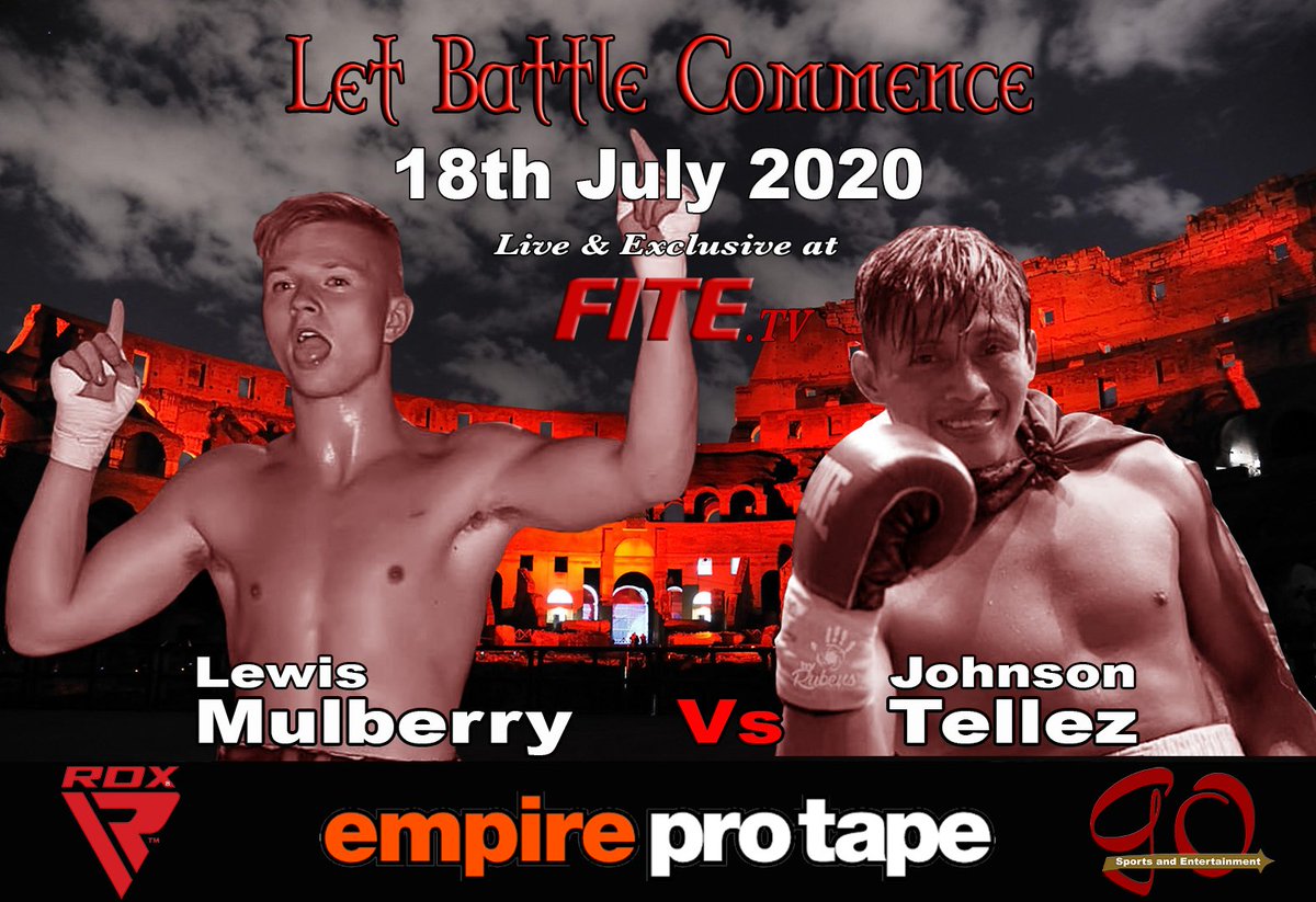 TKOBoxOffice's tweet photo. NEWS: Mulberry vs Tellez Added to Harrison vs Peers Undercard 18th July – Exclusively Live on https://t.co/MmscaEGIrj. https://t.co/NoMBBileuA @JKnightRDX @RDXSports @EmpireProTape @FiteTV @BIBABoxing https://t.co/S9LIcuKDab