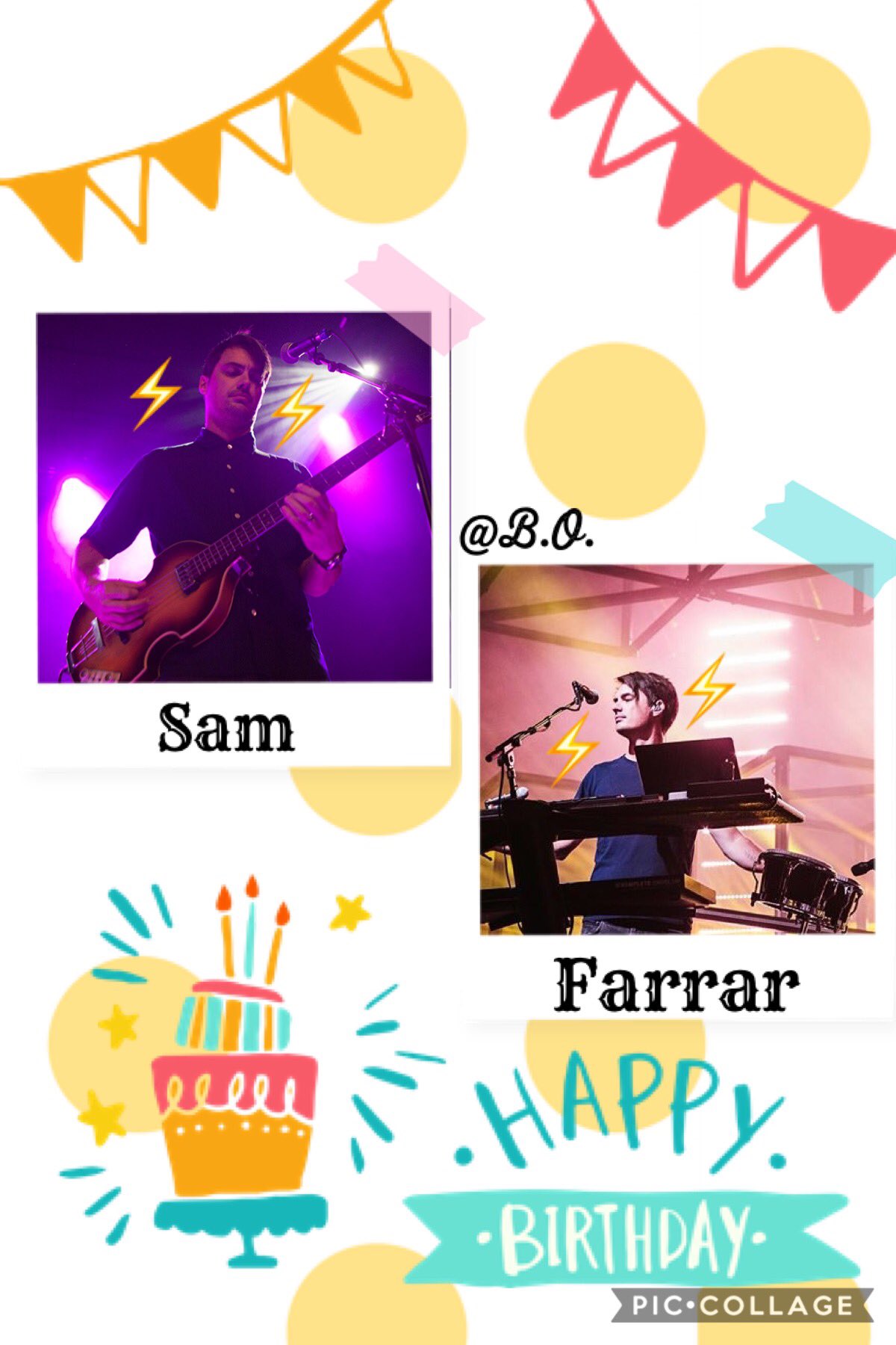 Happy Birthday to the Amazing and Talented Sam Farrar I hope he enjoys it today with his family Made by Me 