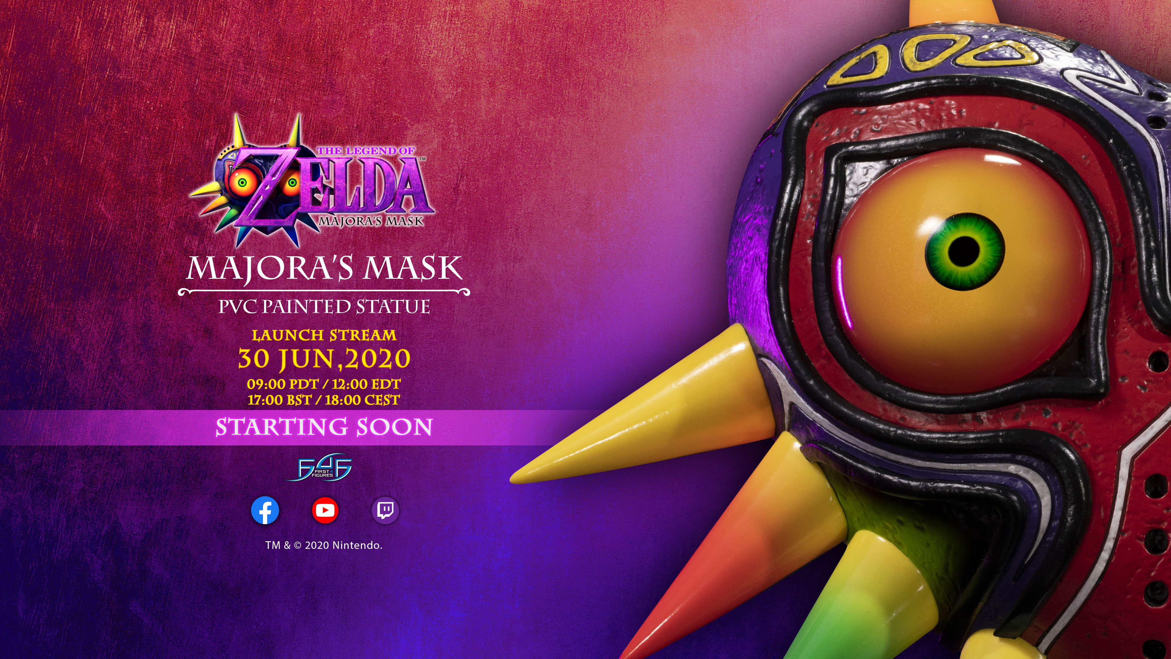 The Legend of Zelda: Majora's Mask – Majora's Mask 12” PVC Statue