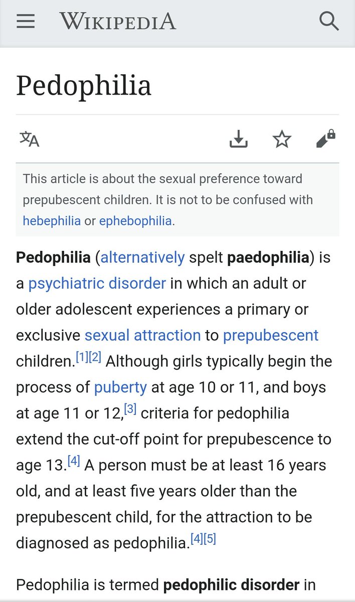 Tw pedophilia