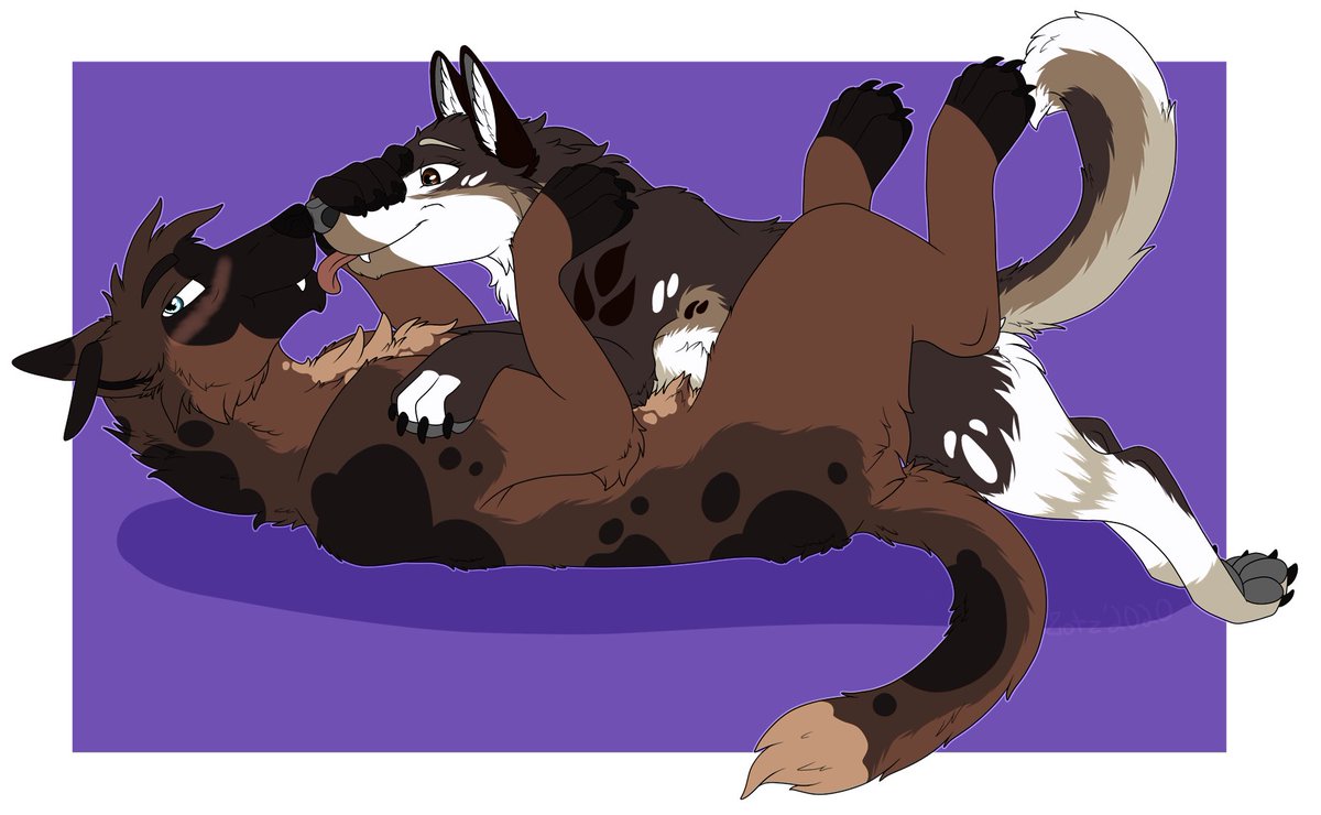 ArtZotz's tweet photo. Reposted to add a few hashtags.
Aster and Alma. They're related. They're in a relationship. They were murdered at one point in their life.
#furry #feral #siblings #dogs #canine #digitalart #sfw #incest
Please don't lecture me over fictional dogs, please. Just mute words. https://t.co/xtwlqSHCfz