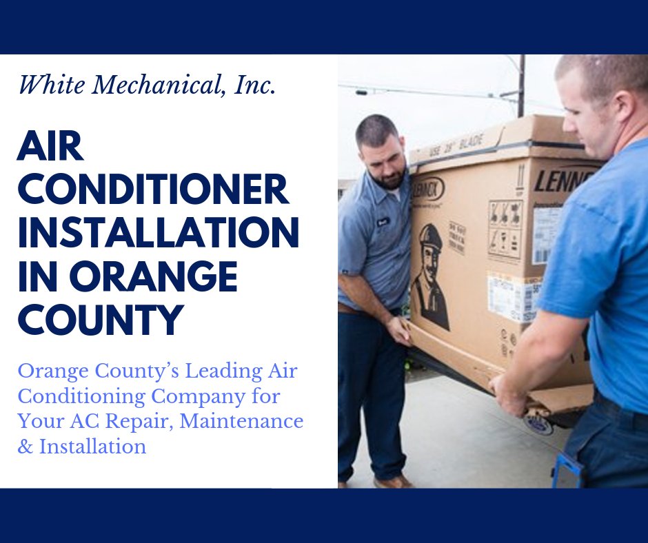 Our professional and highly-skilled installation experts will discuss all of your cooling requirements and guide you on choosing the right AC unit for your home. Check out our Air Conditioner Installation service:
whitemechanical.com/air-conditione…
 #airconditioningservice #hvac