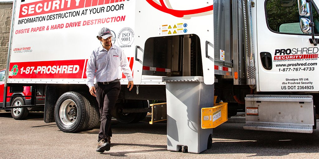 proshred's tweet photo. Keep your information secure and compliant and book your next service with us today. https://t.co/eP4AEpa8kf #PROSHRED #InformationSecurity #PROSHREDDERS https://t.co/cgGhAFEKYj
