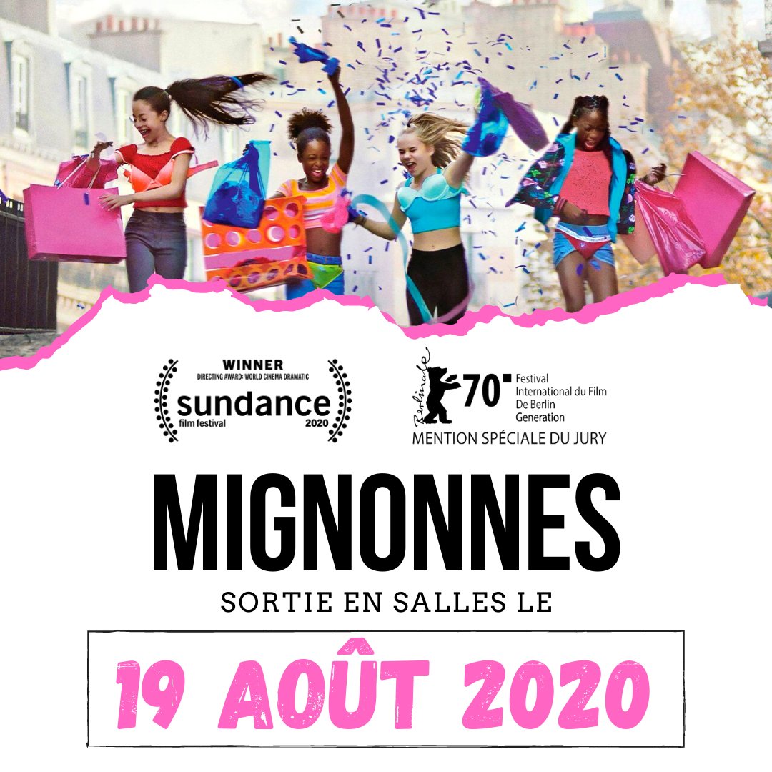 Tu connais la bonne nouvelle de la semaine? 🤩👏🏽⁣
⁣
Notre film MIGNONNES sortira en salles le 19 Août 2020 au cinéma ! ⁣
⁣
@maimounadoucoure #cuties #film #movie #mignonnes