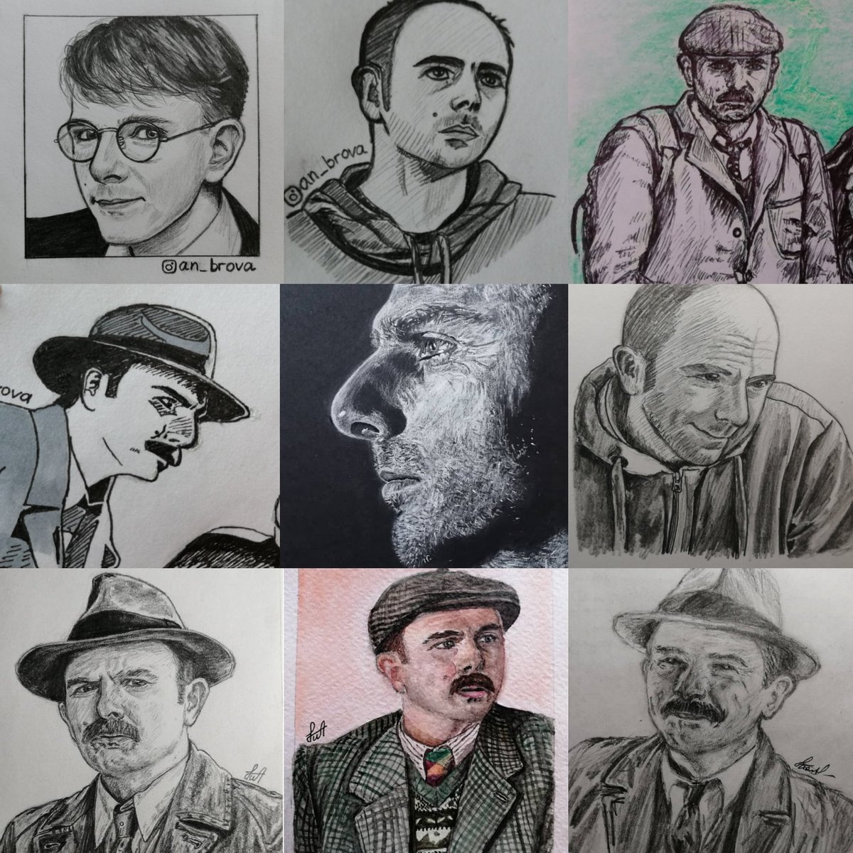 Happy Birthday to the wonderful @jackdeam The most talented, charismatic and favorite actor which I will always admire and which I will not get tired of drawing. I wish you good health and success in the acting game. Much love❤️
#jackdeam #fatherbrown #inspectormallory #art