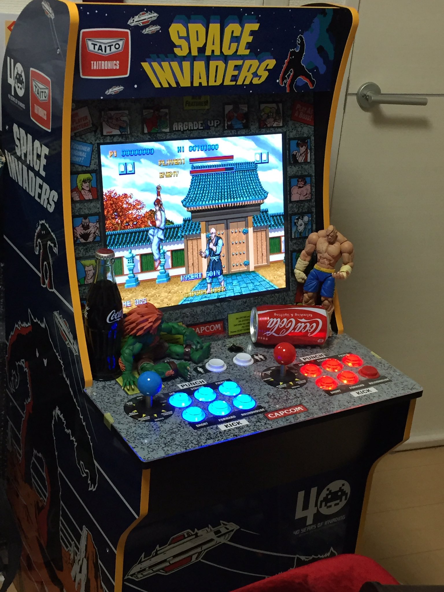 動作不明　arcade1up ストリートファイター　インテリア　ジャンク 動作不明 arcade1up ストリートファイター インテリア ジャンク