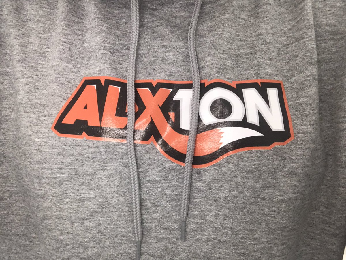 Behrzilla's tweet image. Just got my @AlxtonYT merch in the mail! Can’t wait to wear it when he hits 100k!