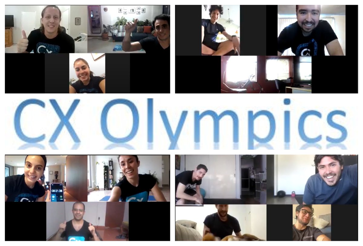 CXTeamMX's tweet photo. Felicidades a nuestros #cxmates por mantener los ánimos arriba con actividades deportivas y un agradecimiento especial al coach y analista del equipo Pablo Rodríguez https://t.co/4P3f6ubKbu