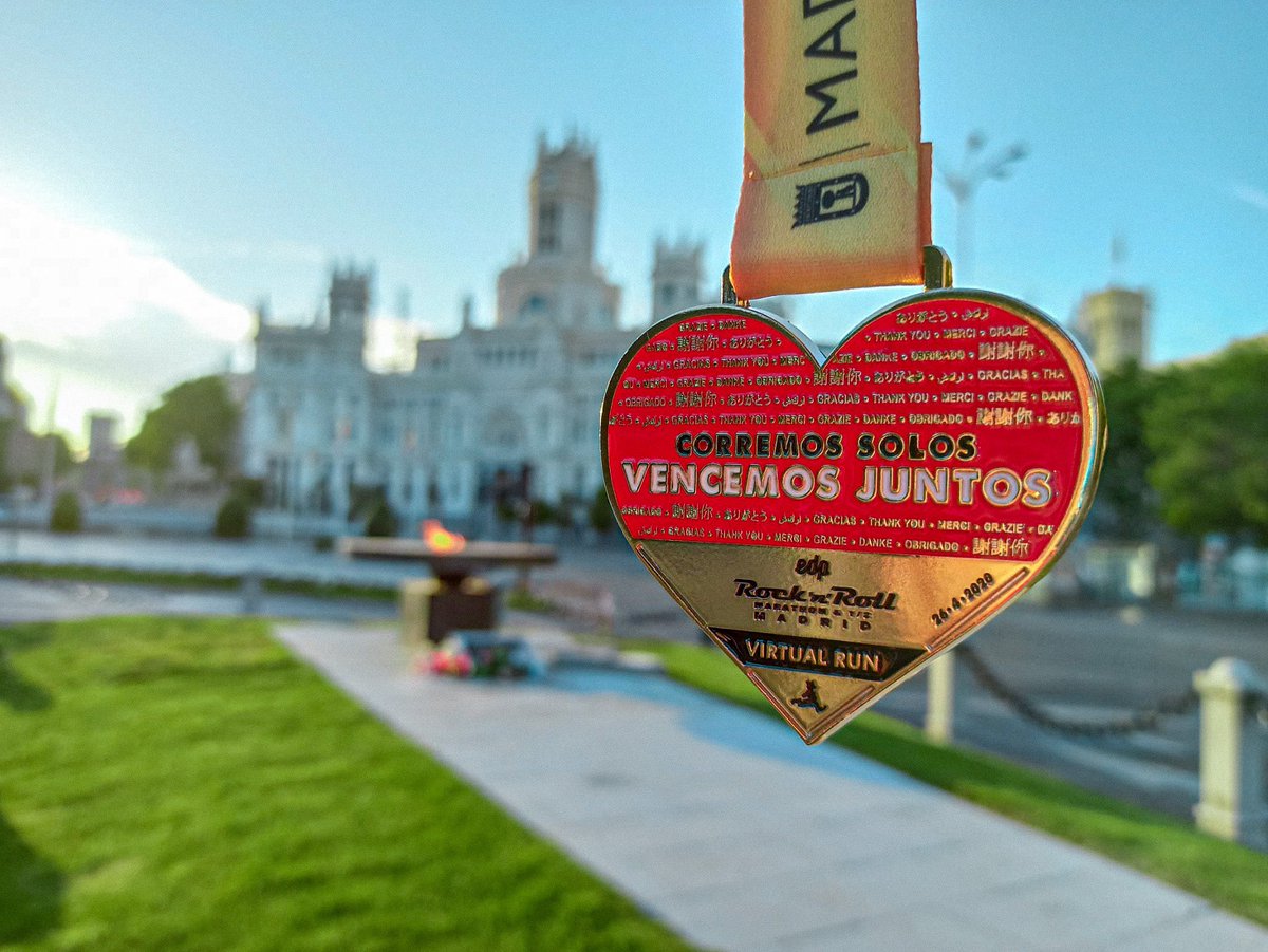 RNRmadmaraton's tweet photo. Hay medallas que se ganan un lugar especial en nuestros corazones❤️
26•04•2020
#MedalMonday
#MadridVirtualRun
#EdpRNRMadrid https://t.co/Ia2VYeqRRp