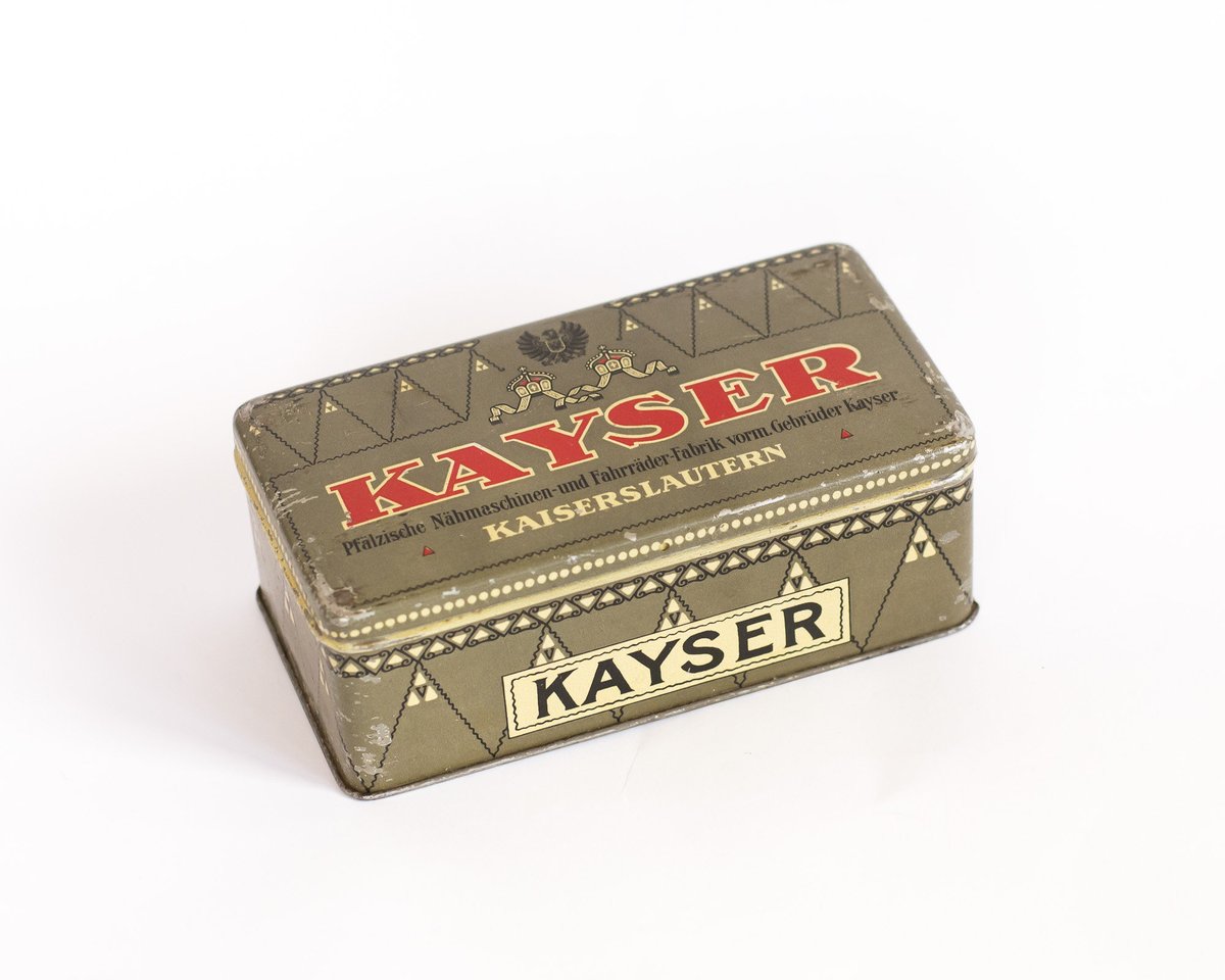 Excited to share the latest addition to my #etsy shop: Sewing Machine Tin Box KAYSER, Vintage Empty Tin Box, German Sewing Machine Attachmants Tin, Collectible Tin, Made in Germany 1950's, etsy.me/3eKAytE #yellow #collectibletin #ccollectibletinbox #vintagetinb