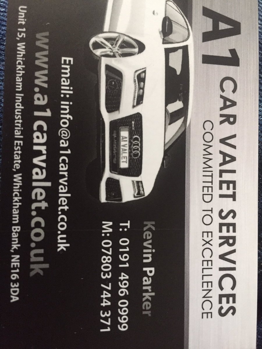 Have to give a big big thank you to Kevin at A1 car valet services. Looks like the day I picked it up. Fantastic service from a real gentleman. #asgoodasnew #whickham