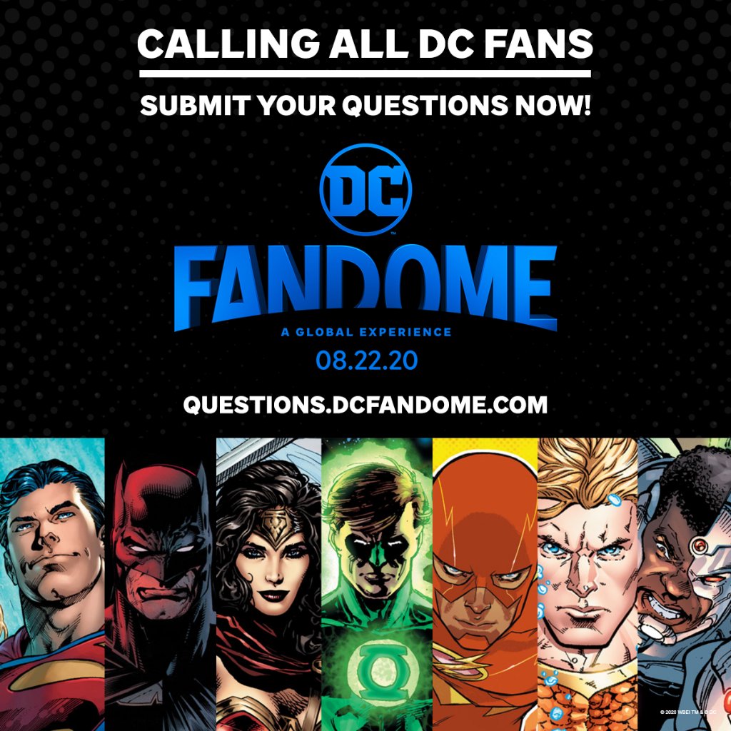 You’ve got questions! We’ve got answers. Submit your questions now about the DC Multiverse, and see if they’re answered during #DCFanDome! questions.dcfandome.com