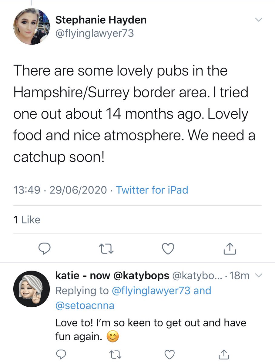 Update: Harrop has updated his profile picture so that it is now an image of the Surrey Hills and has joked with Hayden that he will visit the area again. (A reminder that we’re still in Covid-19 lockdown and he hasn't been doing clinical work as he has diabetes)