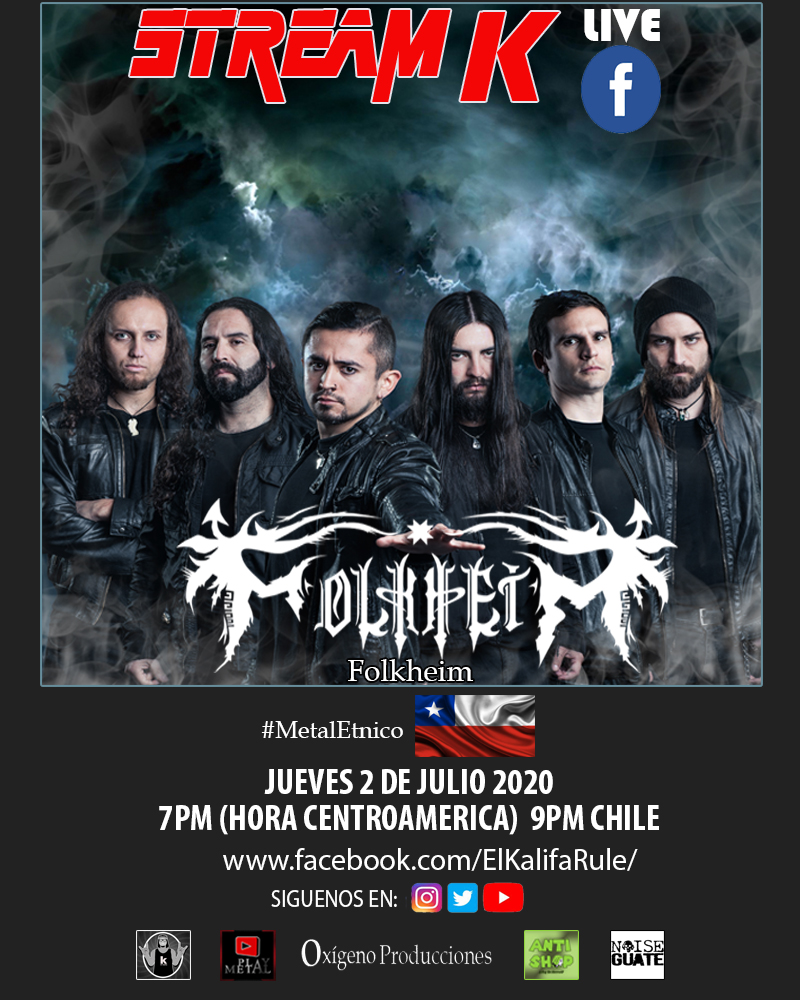 elkal1fa's tweet photo. #StreamK emision #11 Jueves 2 de Julio de 2020. Banda invitada @Folkheim presentando su #metaletnico y su EP "Pachakuti".
#elkalifarule #streamer #metalmusic #blackmetal
#streaming #juntosadistancia #oxigenoproducciones #noiseguate #antishop #playmetal #guatemala🇬🇹
#chile🇨🇱 https://t.co/08l9btkEgS