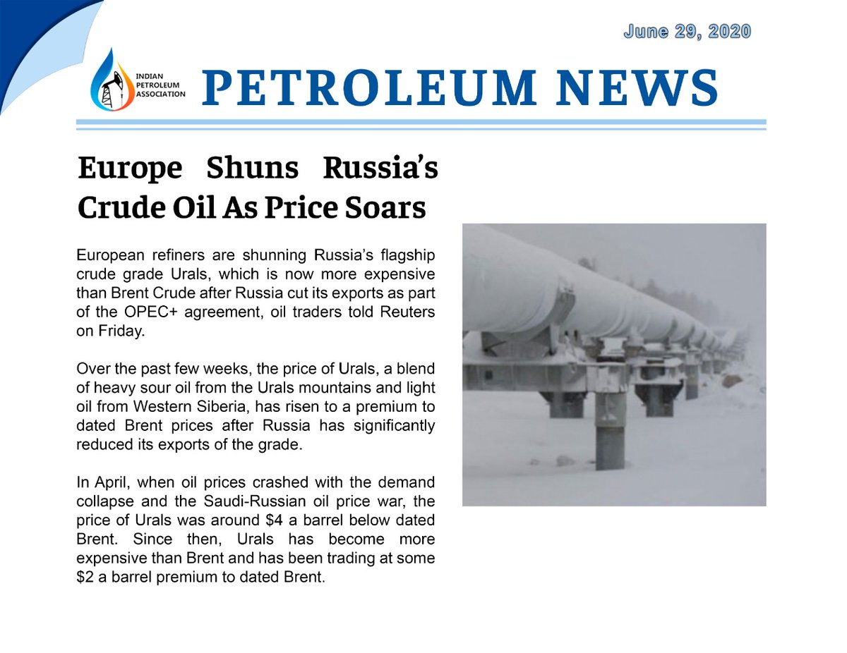 PetroleumIndian's tweet photo. News#29
.
.
.
.
.
.
#Indian #Engineering #petroleum #Oil #gas #colleges #geology #NewShot #news
#Students #engineers #Oilprices #drilling #LearningAtHomeKE #LearningNeverStops #LearningNeverStops #Industry #chemicalengineer #mechanicalengineering #Data #Petro https://t.co/T6Gn8jROe2