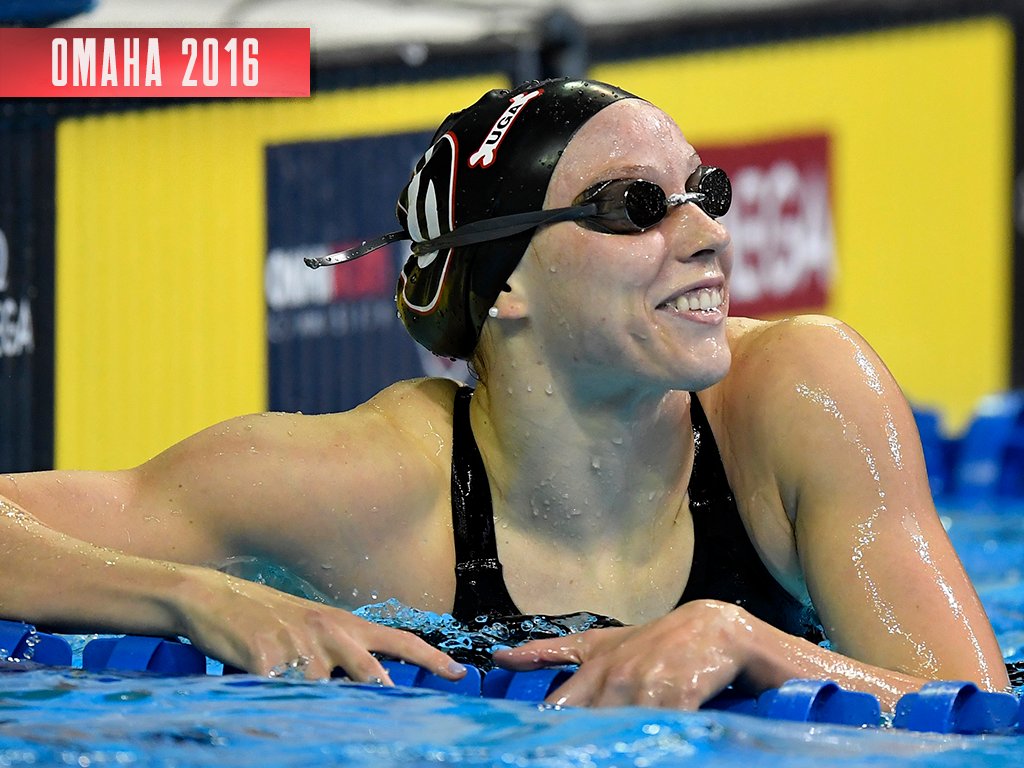 🗓️ OTD | <a href="/Hali_Flickinger/">Hali Flickinger</a> makes her first Olympic team as she places second in the 200m butterfly with a time of 2:07.50. She will go on to finish seventh in the event in Rio.

(📸: Mark J. Terrill / AP)

#GoDawgs 🐾