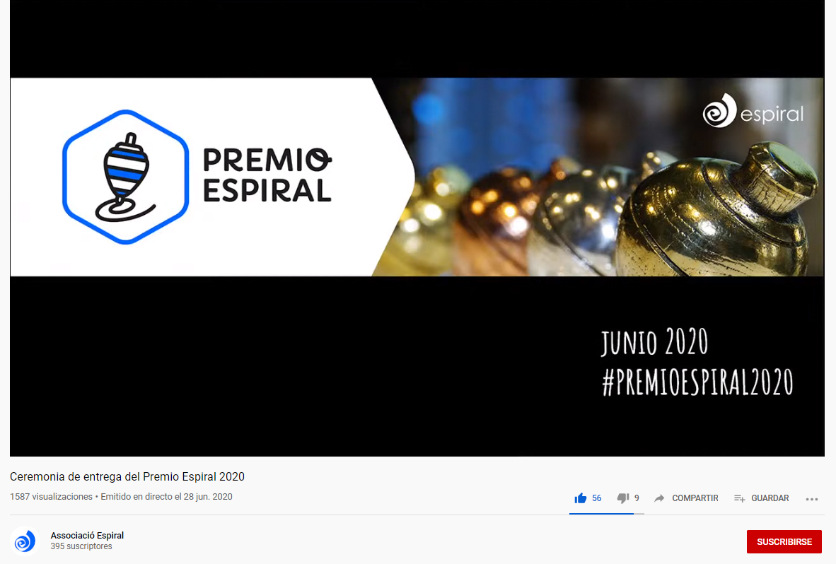 🥂¿Cómo va esa "resaca" pos super Gala #PremioEspiral2020?🥳¡Si es que las lentejuelas ciegan mucho!🤣Si te la has perdido ¡no te preocupes! la hemos grabado, ventajas de la virtualidad 😜
¡Ha sido realmente emocionante!🥰
🍾https://t.co/GGlRf7Npan https://t.co/XyDiwuQliD