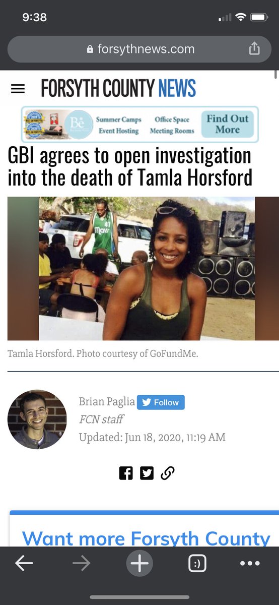 Georgia is reopening Tamla Horsford’s case bc we signed petitions and I want this week’s donations to go towards her case but I can’t find any reputable funds!! So if anyone knows of one can you pls link me?