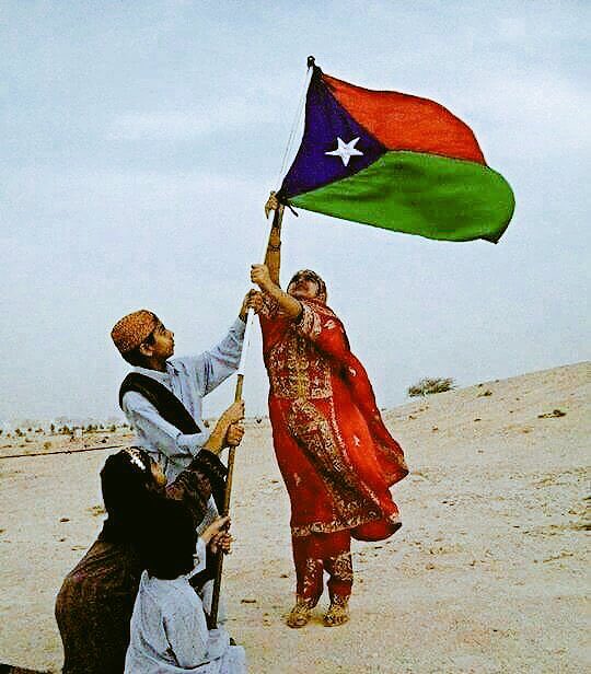 Last but not least, historical map of Balochistan + flag.