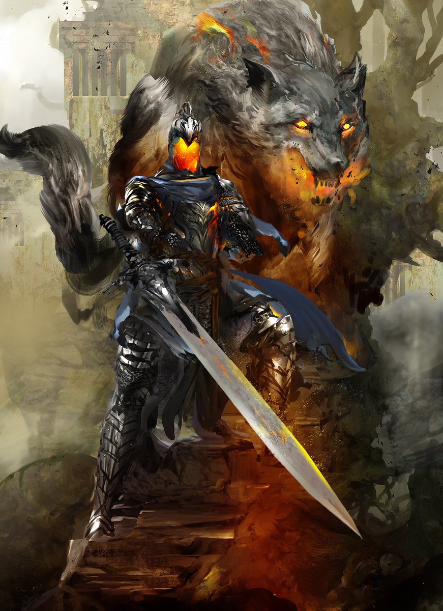 KekaiKotaki's tweet photo. Artorias and Sif cindered fanart steps https://t.co/RveLd0C1nK