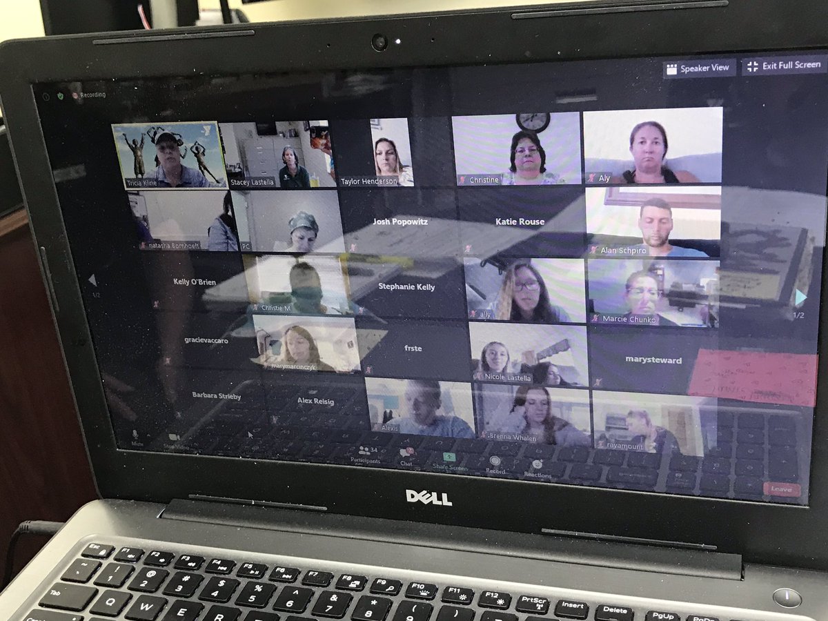 LastellaStacey's tweet photo. We got this! ☀️ Zoom 2020 Camp Staff Training! #RoleModels #gettingreadyforcamp https://t.co/qfwqbnLXVK