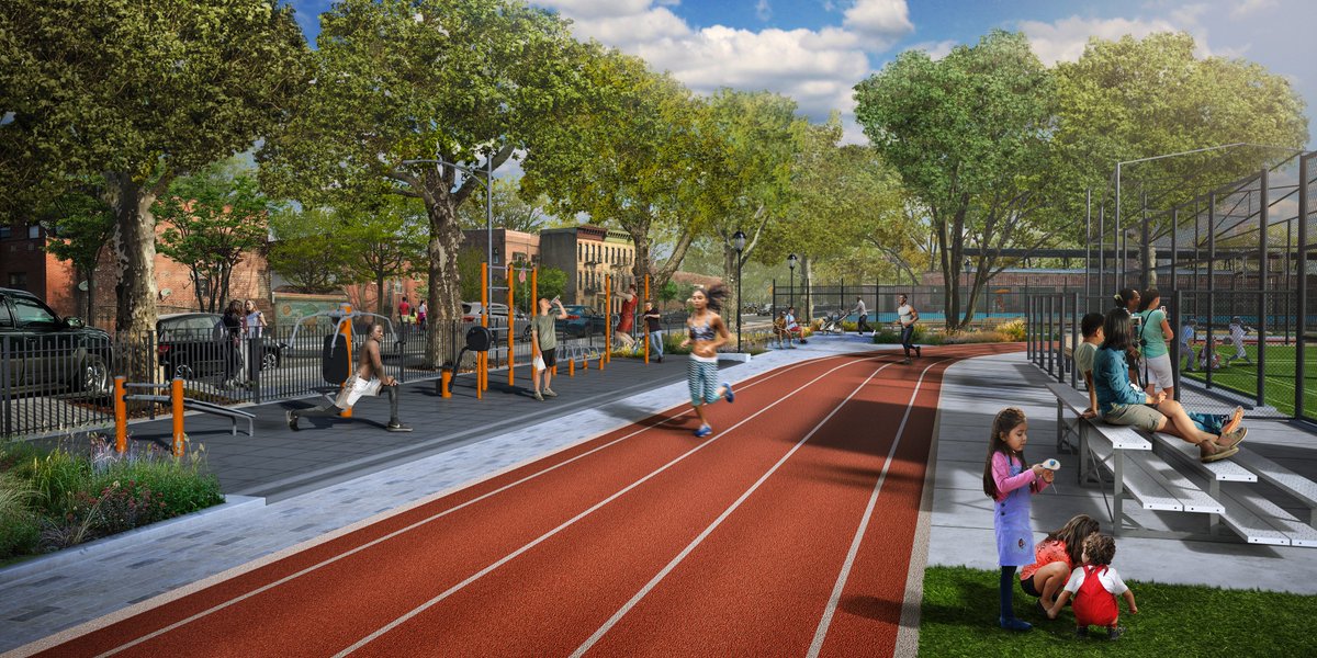 "We were drawn to <a href="/EpicPlayspaces/">KOMPAN Playscapes</a>'s outdoor fitness equipment after trying it first hand at a local NYC installation," said David Weissman, RLA, ABB project manager and principal. lnkd.in/dwNQBJ3