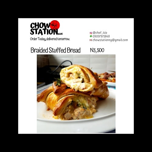 Chef_Isie's tweet image. People's favourite #stuffedbread is available for you and yours. Order and live every moment! #thechowmastersayso
