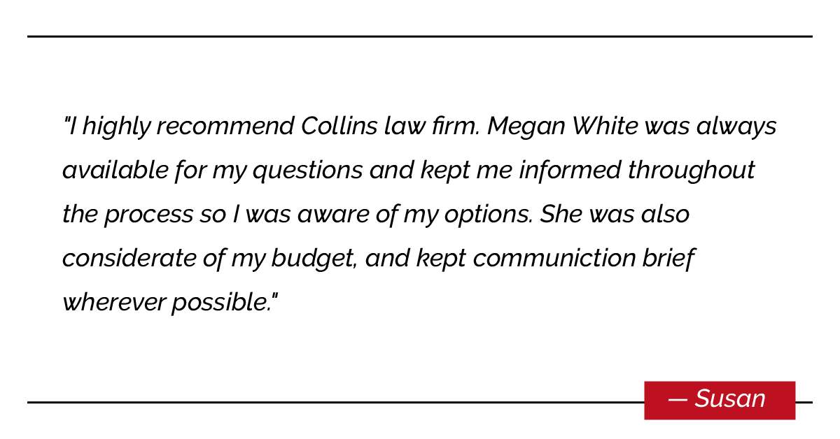 CollinsFamilyLW's tweet photo. We are grateful for our clients and their continual suppport. Thank you Susan! #Testimonial #BestClient https://t.co/IuPOBp15mZ