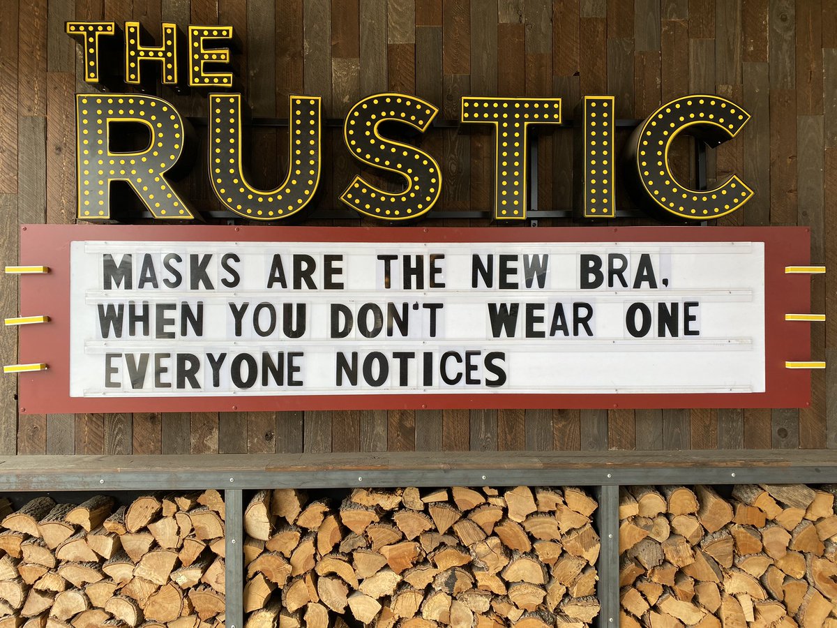 NickABC13's tweet image. This gave me a chuckle. Nicely done, @TheRustic. On a serious note, restaurants reduced to 50% capacity today. What impact this could industry on @abc13houston at 5.