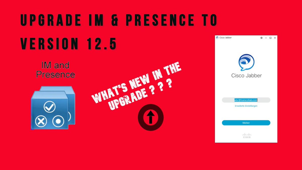 traincollab's tweet image. Want to Upgrade Cisco UCM  IM & Presence from 12.0 to 12.5? Here you go?  youtu.be/s_-OxJMxyzs via @YouTube