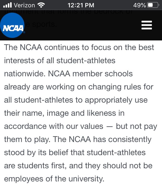 Does any of that sound familiar? If you follow the NCAA, it should. That’s because Mark Emmert and other power players in the NCAA are still arguing against the validity of athletic labor.