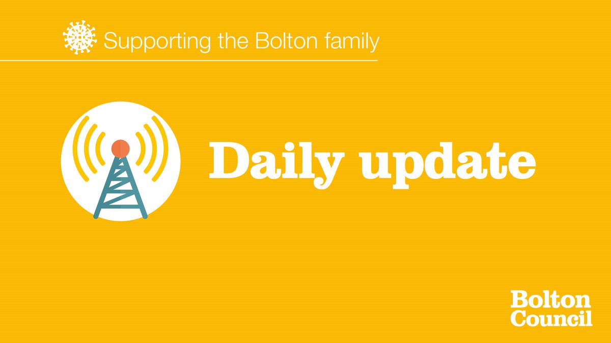 Monday 29 June Bulletin - Read the council’s response to the latest updates about COVID-19, and what this means for Bolton 👉 bit.ly/3dL9Bon