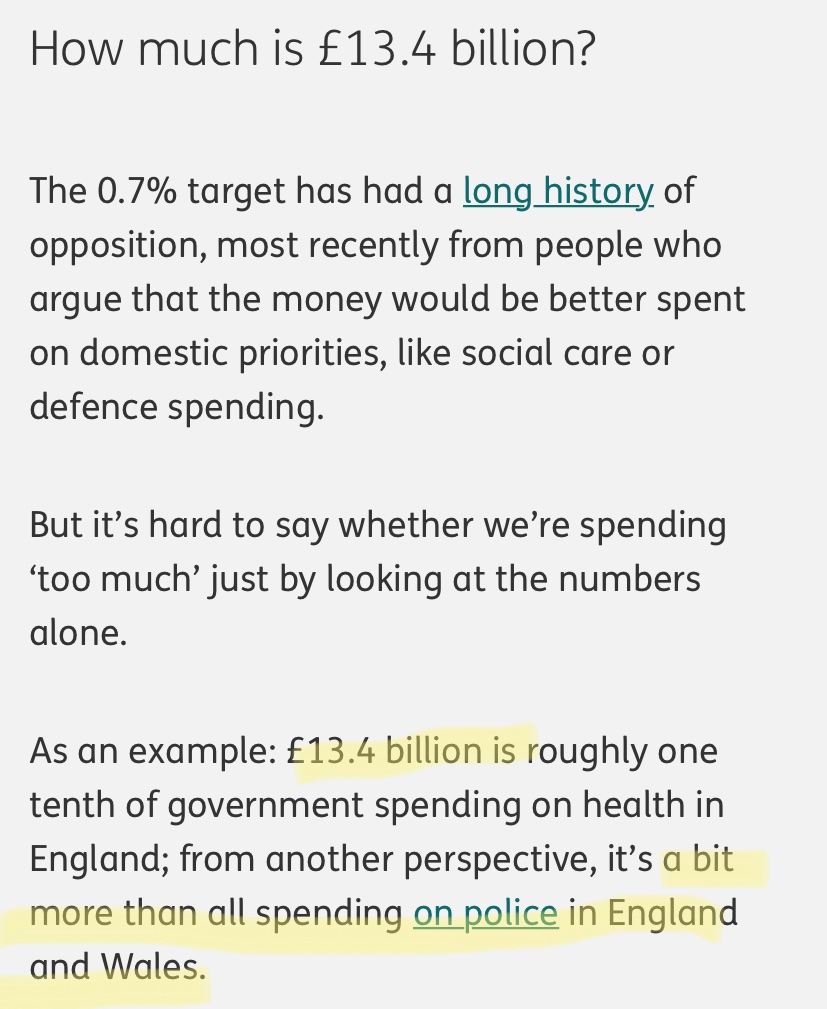 We could cut foreign aid. That might be an idea. We spend more on foreign aid than we do on Police in England & Wales.  https://fullfact.org/economy/uk-spending-foreign-aid/