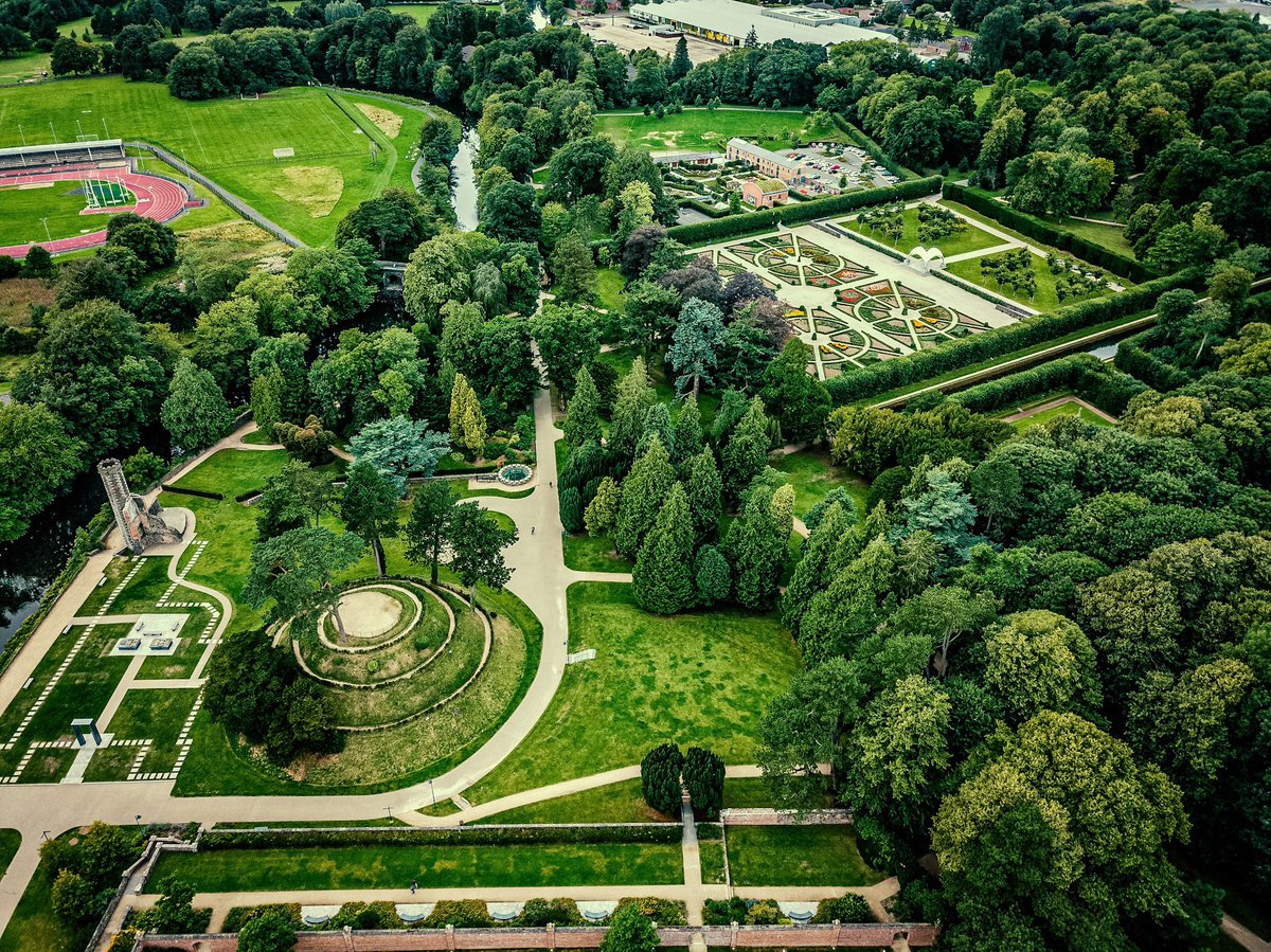ANBorough's tweet photo. Wow - what an incredible view of Antrim Castle Gardens! 😍

We just can't get enough of these views. Thanks to @Whileonourtravels for sharing this birds-eye view! #ANBorough 📷 https://t.co/V2Aefszkmb