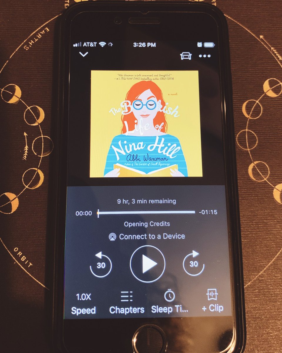 Sometimes I need a break from murder. @abbiwaxman has such a playful voice and such irresistible characters! Bonus: this one really speaks to all of us bookish types. #bookstagram #audiobooks #comedy