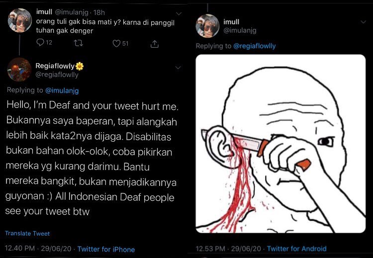 Hey temen2Seperti yg kalian ketahui, gue adalah pendukung keras kebebasan berbicara, bahkan at the expenses of hurting other people feelingBut let me show you guys a picture...