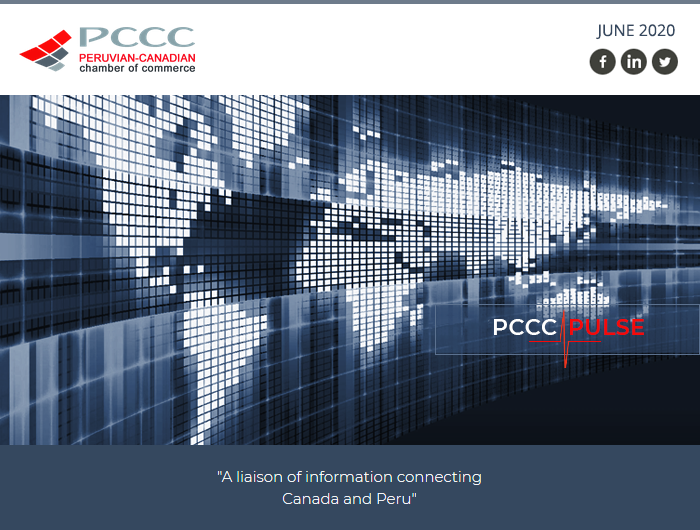 PCCC PULSE : Your Monthly Update | June 2020.
We have revitalized our newsletter and are pleased to present to you the first issue of PCCC PULSE. A monthly summary of updates that interests us as an integral part of the PCCC community.
See articles: perucanadacc.ca/PCCC-PULSE-New…