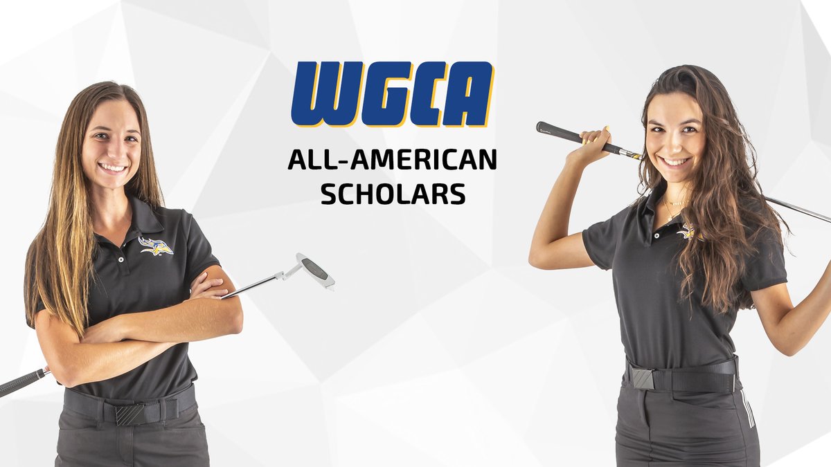 We're so excited to announce that we have ✌️ `Runners who have earned All-American Scholar honors from <a href="/WGCAGOLF/">Women's Golf Coaches</a>! Congrats to <a href="/KaleighKal/">Klumsy Kal</a> and @crawley_allie for their hard work in the classroom!