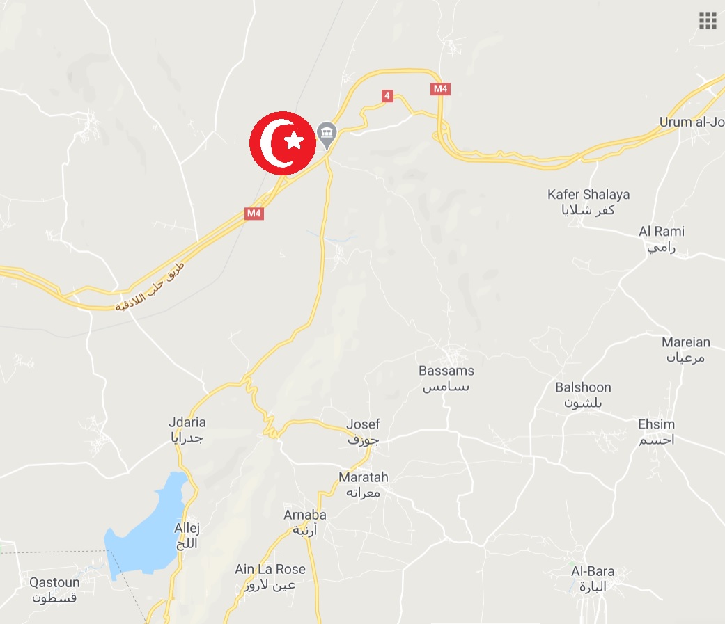 CombatChris1's tweet photo. #Turkey established a new outpost in #Muhambal on Zawiya Mountain. https://t.co/TkVlApV93X