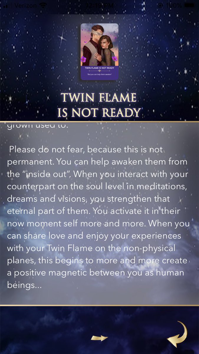 What’s amazing though is I pull a card about how you can’t force your twin to be ready when you want, you can’t awaken them but you can help them through their awakening by teaching them in the dream space or through telepathy. Look at this lol now that I think about what we 