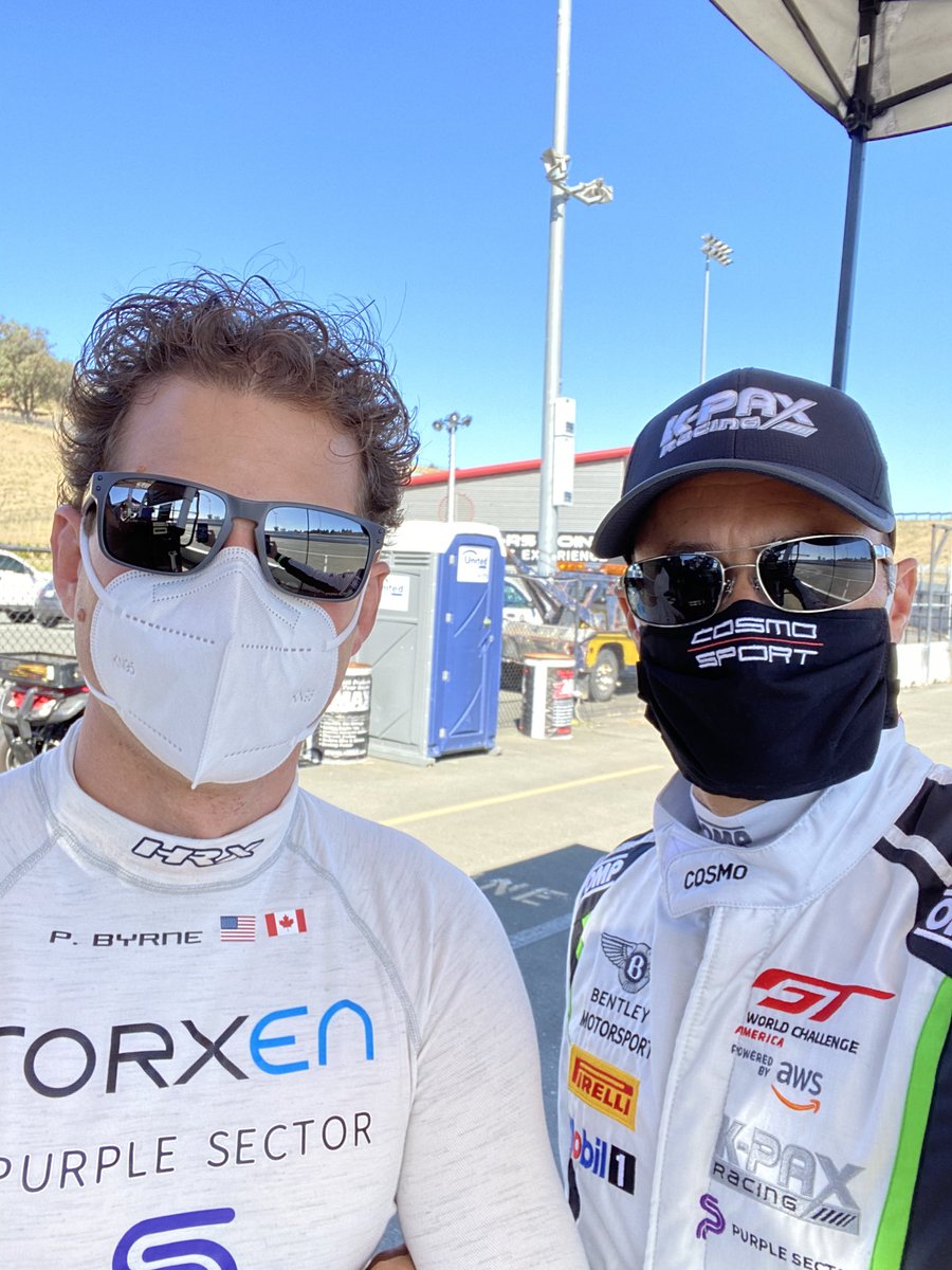 GuyCosmo's tweet photo. Bringing the Thunder at Sonoma Raceway. 

#BringTheThunder #GTWorldChAm #Bentley #ContinentalGT3 #KPAXracing #Torxen #PatrickByrne #GuyCosmo #PurpleSector #CosmoSport #GT3 https://t.co/xDRl1xJA2b