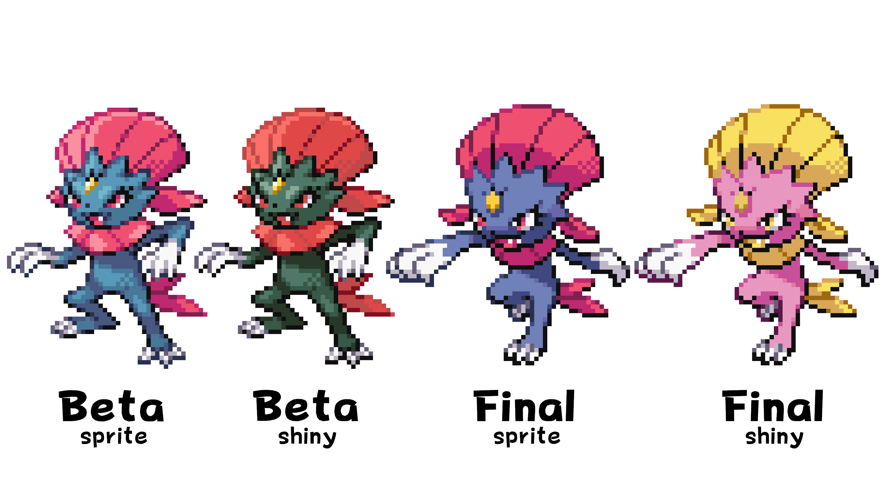 Dr. Lava on X: "Lost Shiny: Weavile When Gen 4 beta sprites leaked in late  2019, there was only one Pokemon revealed to have originally had remarkably  different Shiny colors -- Weavile,