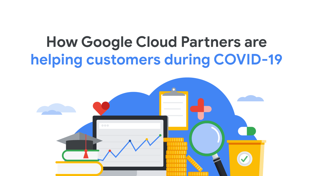 gcloudpartners's tweet photo. Our #GoogleCloudPartners continue to provide support, innovate, and drive important work forward during #COVID19. Here is a list of new offers and solutions to address the short-term and long-term needs of customers around the world → https://t.co/0JRJi9t03V https://t.co/oaLWoSSkkF