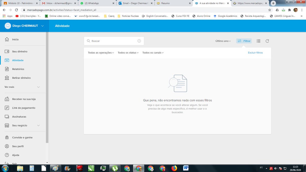 diego_chermaut's tweet photo. @MercadoLivre Fiz uma compra. Vendedor cancelou, Meu $ foi pro MP. Aí chego lá e minha conta está bloqueada por reclamações. e olha q nem vendo mais nada faz anos. Tanto é q clico no link das "reclamações" e chego lá tá vazio. Segue as fotos aí p ver. Preciso d meu dimdim #DevolveMercadoLivre https://t.co/De9kQ6I04b