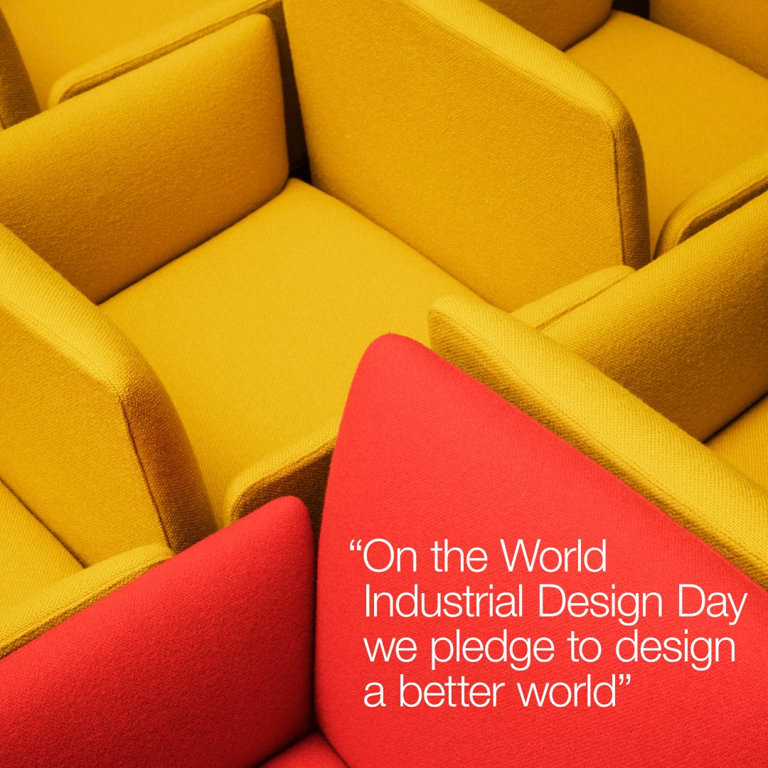 AndreuWorld's tweet photo. On the World Industrial Design Day, we pledge to design a better sustainable world.
@worlddesignorg   
@WDCValencia2022 
#andreuworld #WIDD2020 #sustainable #contemporarydesign #industrialdesign #wdo https://t.co/j1KXPsksfd