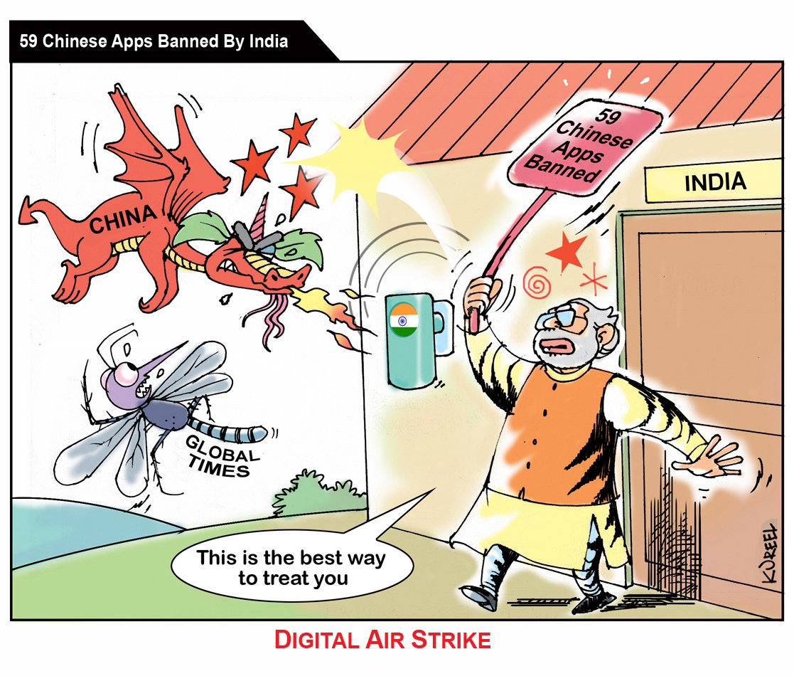 iGyanendraGiri's tweet image. Digital Air Strike...

#ModiBlockedChiniApps