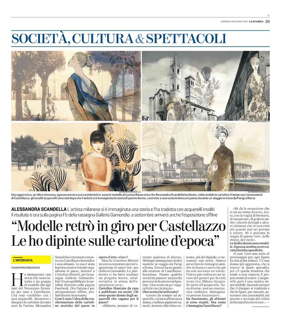 AlessandraScan4's tweet image. Grazie a Valentina Frezzato per questo bell’articolo su @LaStampa ! #watercolor #illustration #acquerello #ink #inchiostro #moda #fashion #illustrazione